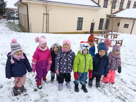 MŠ Mžany 2025/11 První sníh