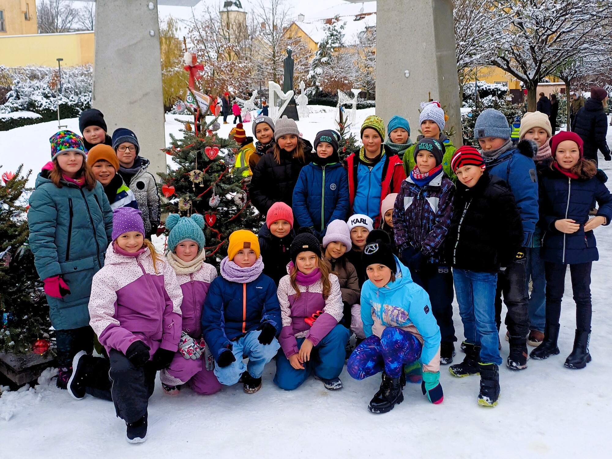 4.A - zima, stromeček 4.A - zima, stromeček