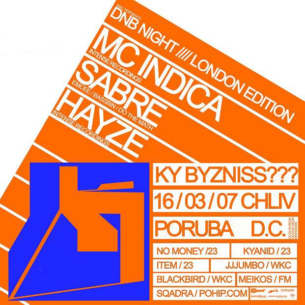 Fotogalerie — Ky Byzniss - Hayze-Sabre - Ostrava, Chlív - 16.3.2007 by Gappák